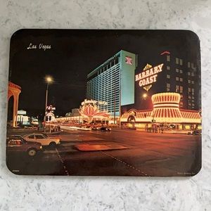 Las Vegas Souvenir “Hot Plaque” FLAMINGO HILTON & BARBARY COAST -Las Vegas Blvd